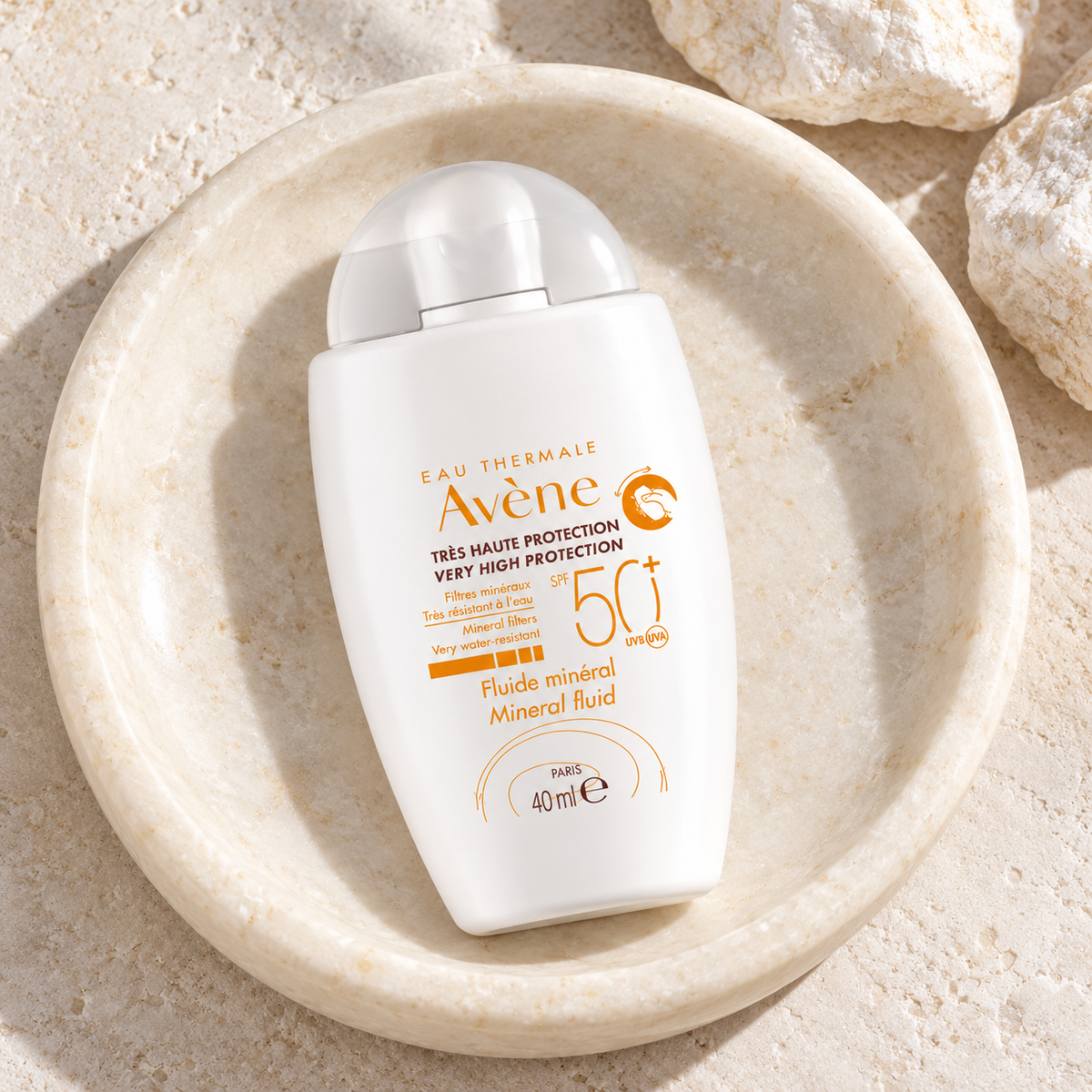 Avene Sun Mineral Fluid 40 ml – atmosférická fotografie – MrRizz