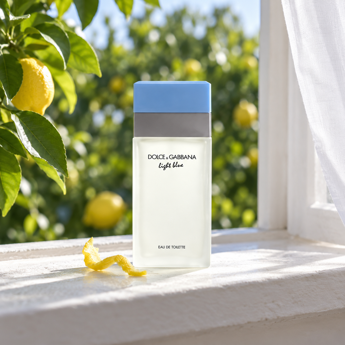 Dolce&Gabbana Light Blue 100 ml – atmosférická fotografie – MrRizz