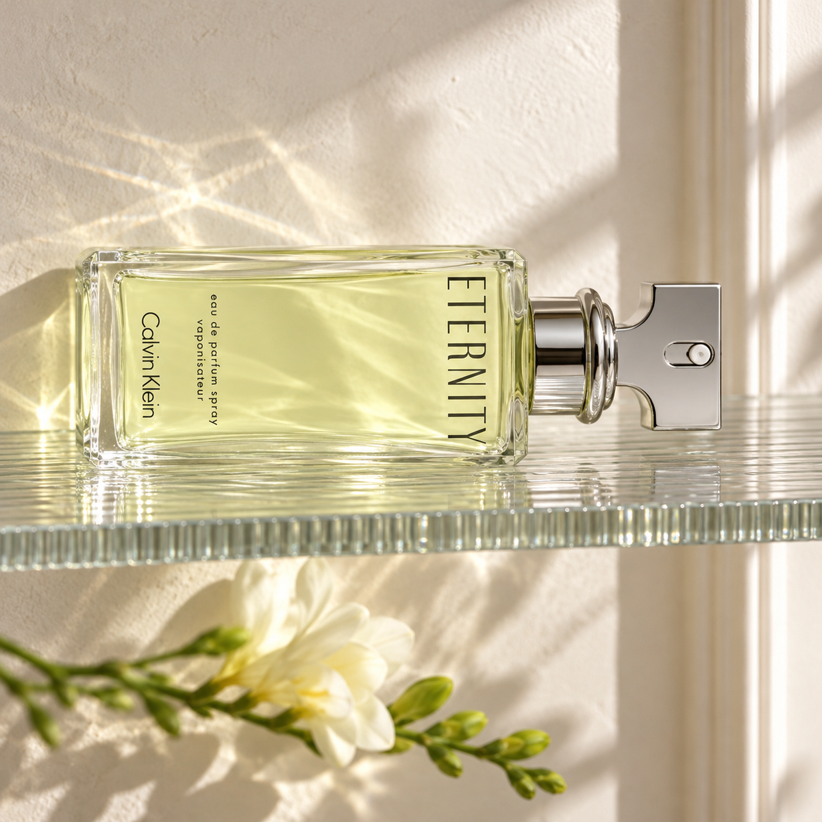 Calvin Klein Eternity for Women EDP 100 ml – atmosférická fotografie – MrRizz