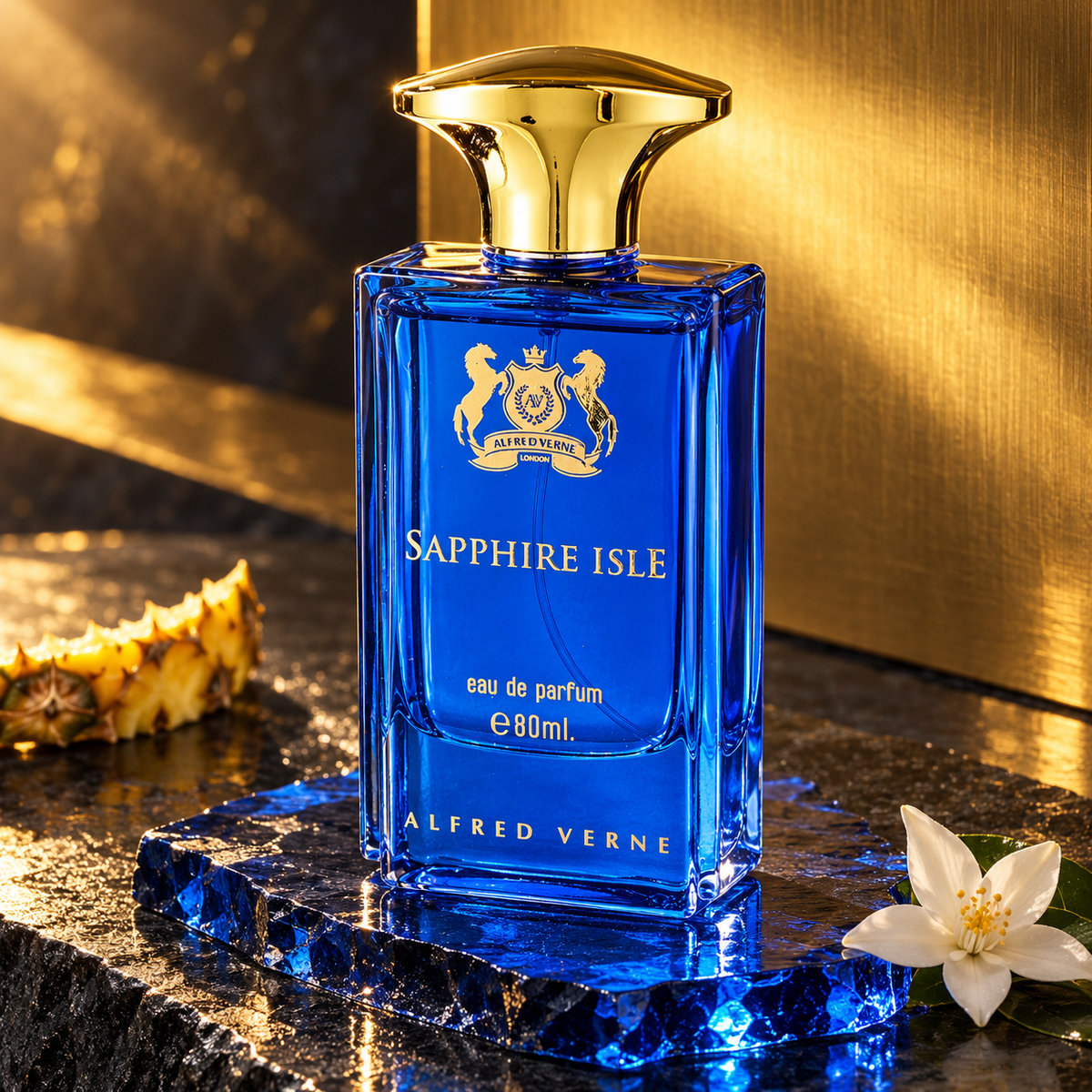Alfred Verne Sapphire Isle EDP 80 ml – atmosférická fotografie – MrRizz