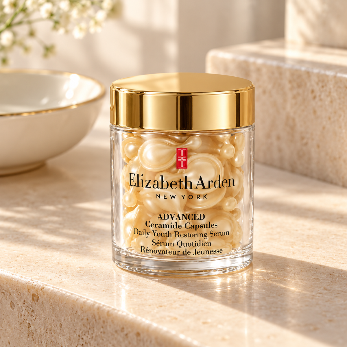 Elizabeth Arden Advanced Ceramide Daily Youth Restoring Serum 30 kapslí – atmosférická fotografie – MrRizz