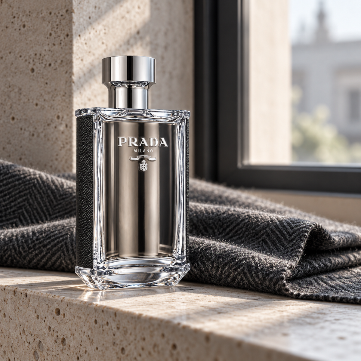 Prada L’Homme EDT 100 ml – atmosférická fotografie – MrRizz