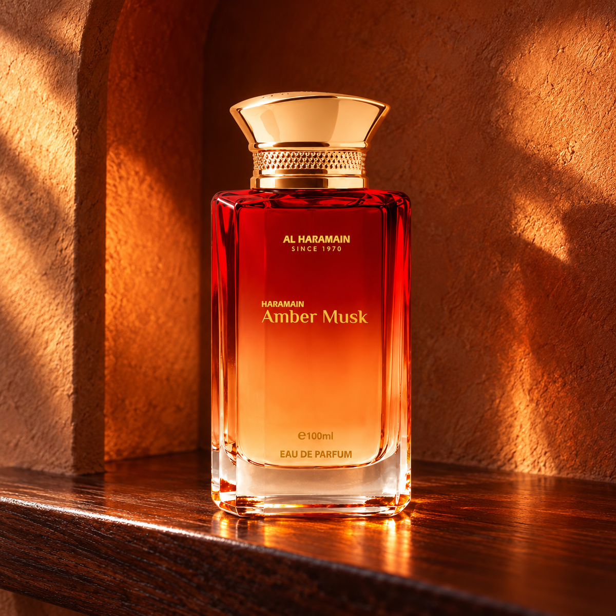 Al Haramain Amber Musk EDP 100 ml – atmosférická fotografie – MrRizz