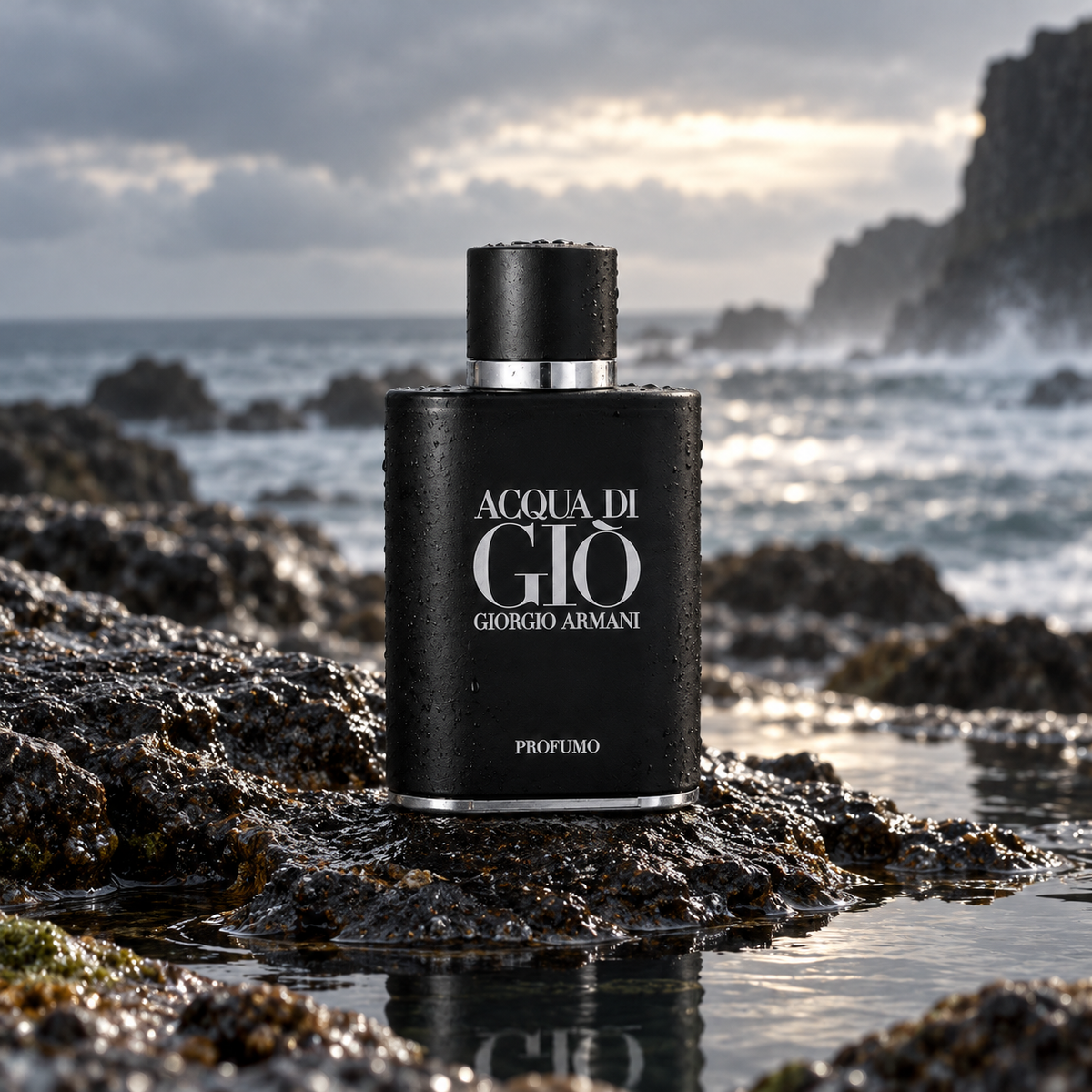 Giorgio Armani Acqua di Gio Profumo EDP 75 ml – atmosférická fotografie – MrRizz