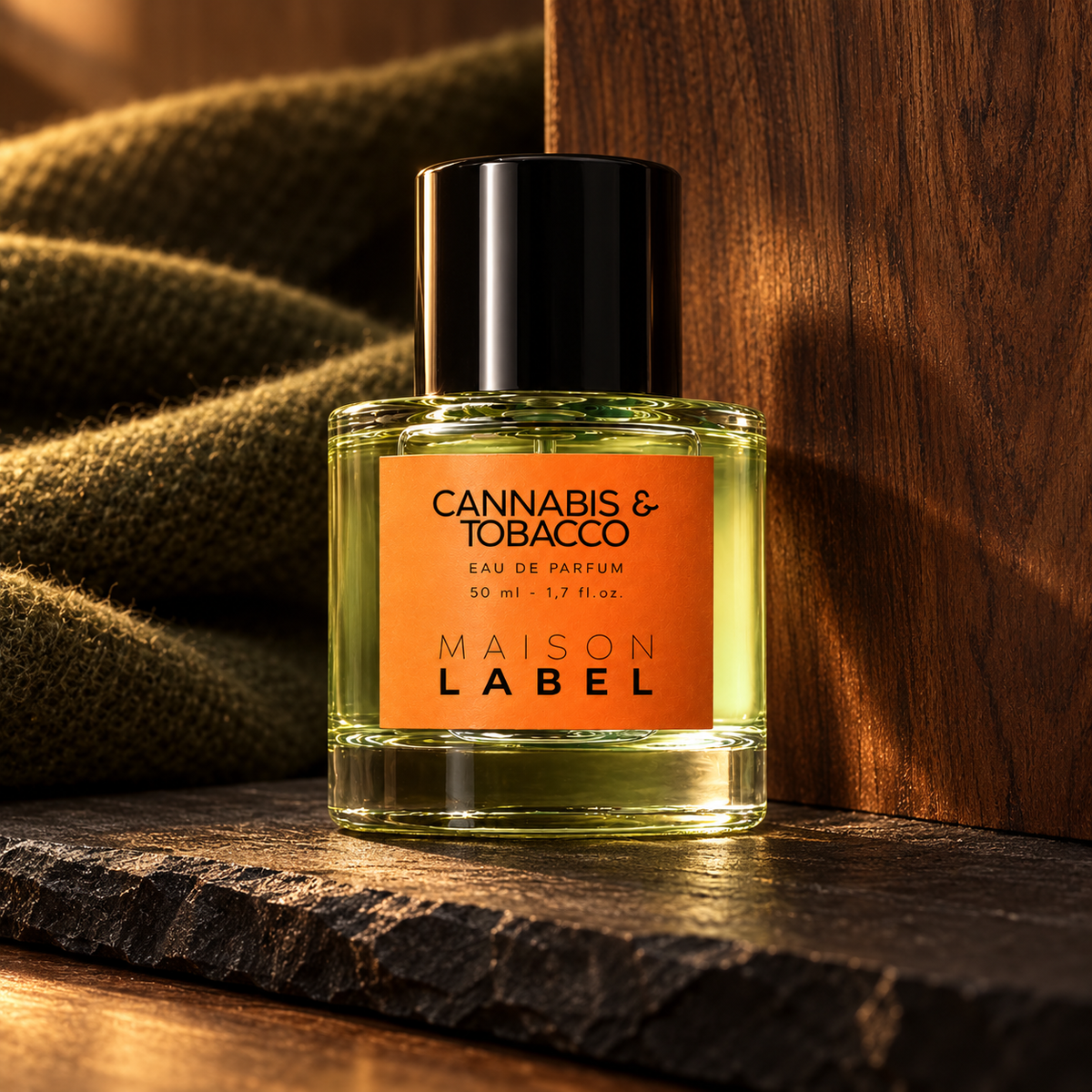 LABEL Cannabis & Tobacco 50 ml – atmosférická fotografie – MrRizz