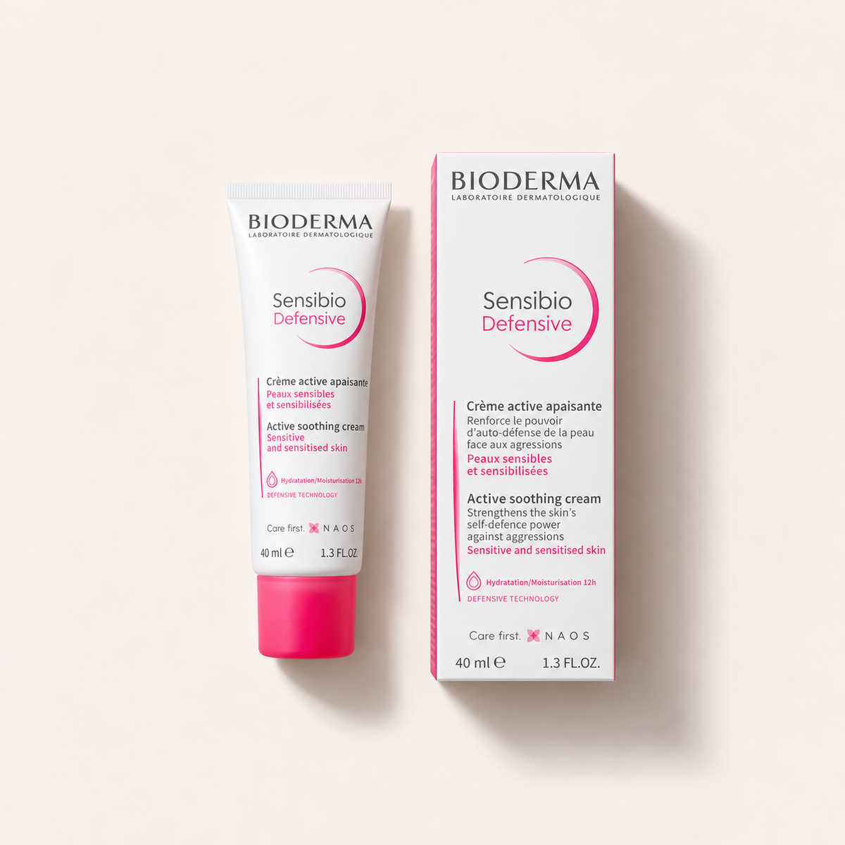 BIODERMA Sensibio Defensive Active Soothing Cream 40 ml – výrobek s originálním obalem – MrRizz