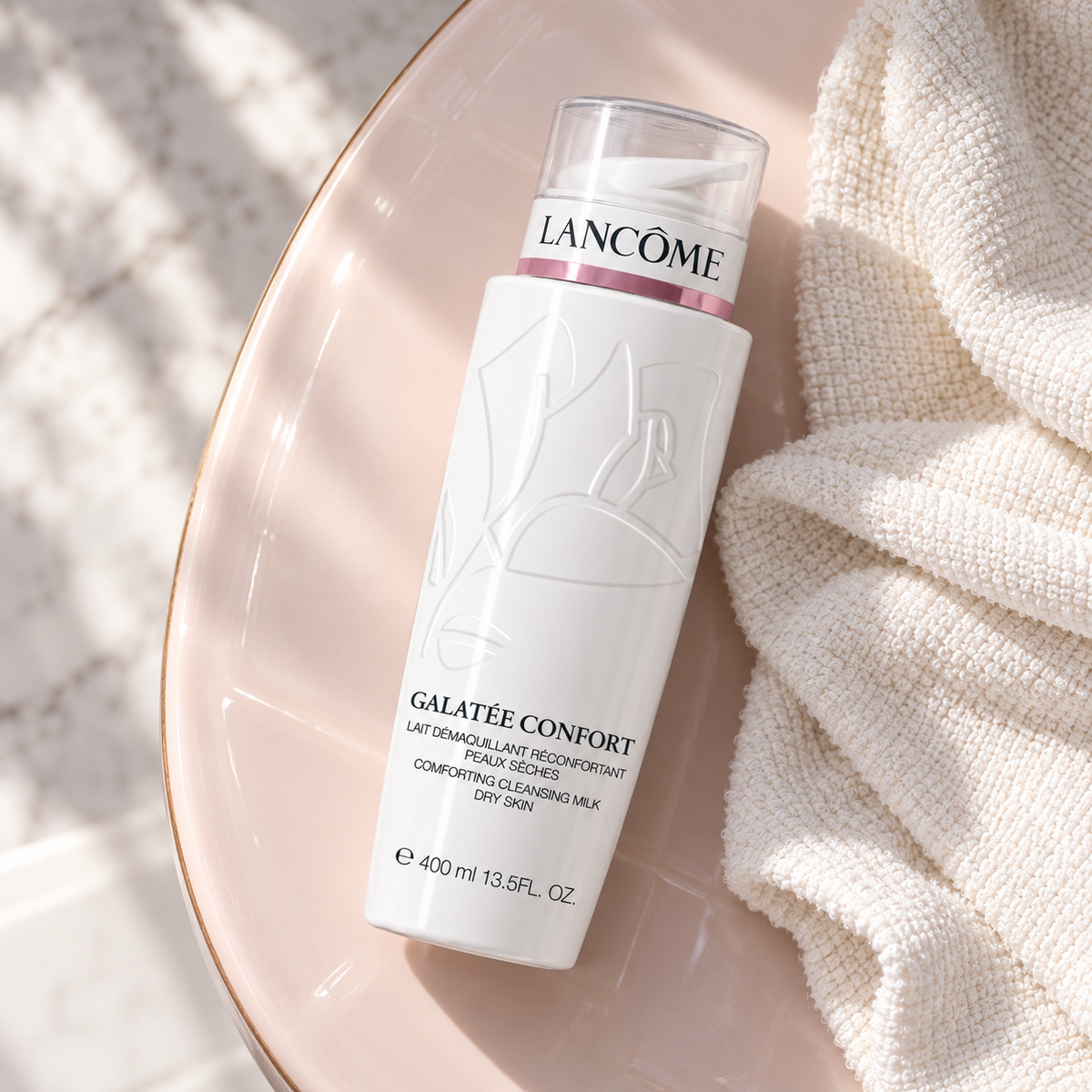 Lancôme Galatée Confort 400 ml – atmosférická fotografie – MrRizz