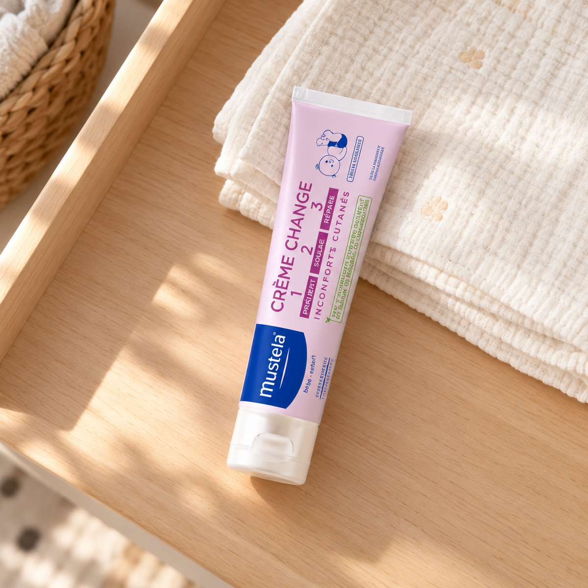 Mustela Bébé Vitamin Barrier Cream 100 ml – atmosférická fotografie – MrRizz