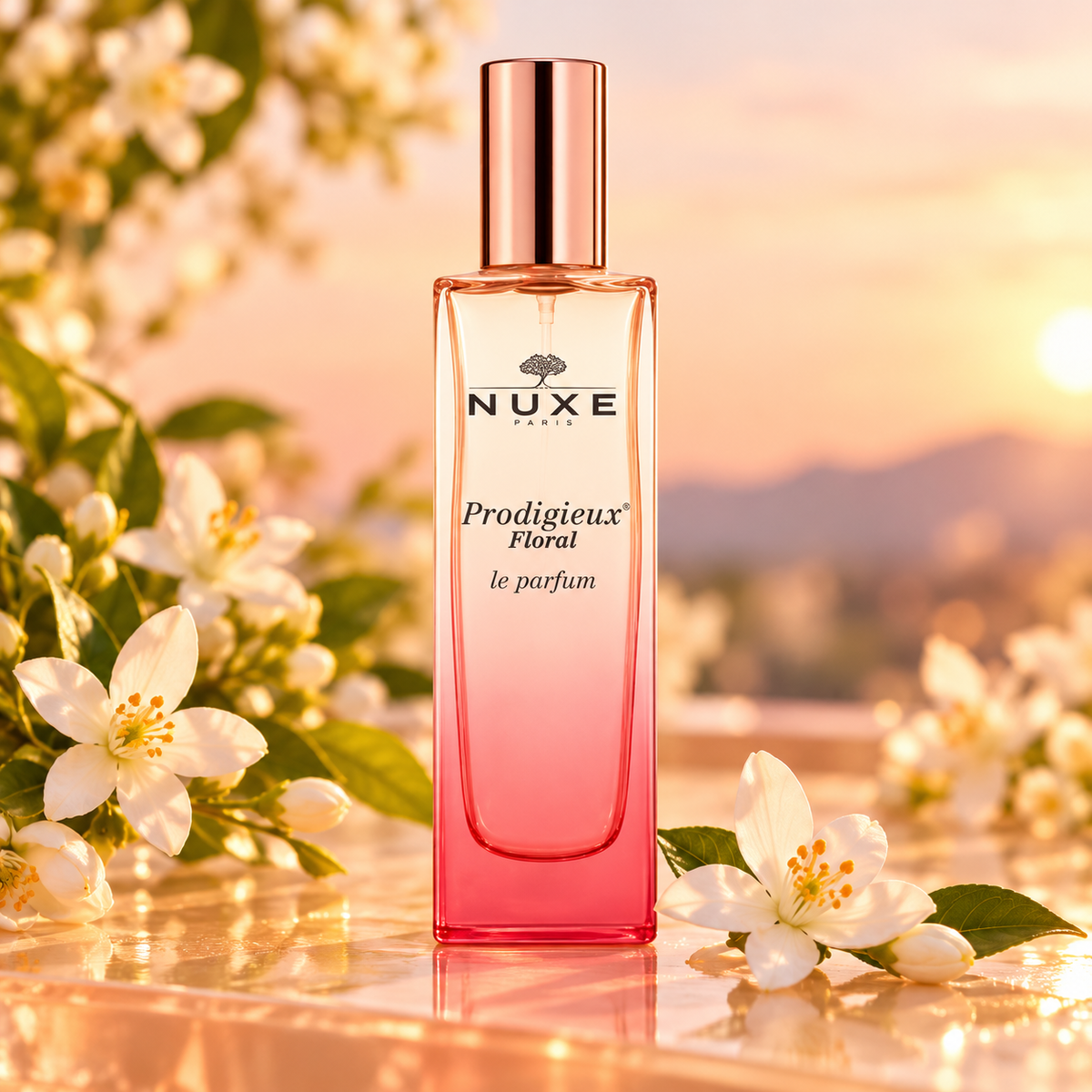 NUXE Prodigieux Floral Le Parfum EDP 50 ml – atmosférická fotografie – MrRizz