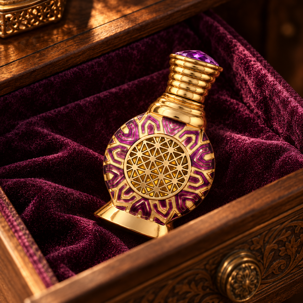 Al Haramain Miracle Parfémovaný olej 15 ml – atmosférická fotografie – MrRizz