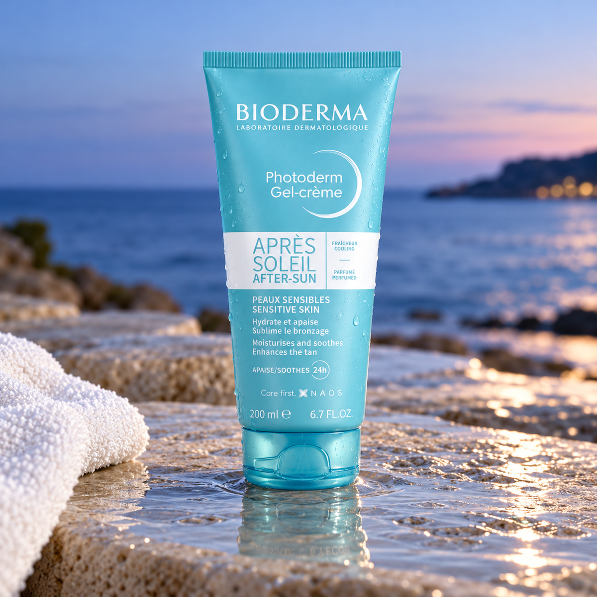 BIODERMA Photoderm After-Sun Gel-Cream 200 ml – atmosférická fotografie – MrRizz