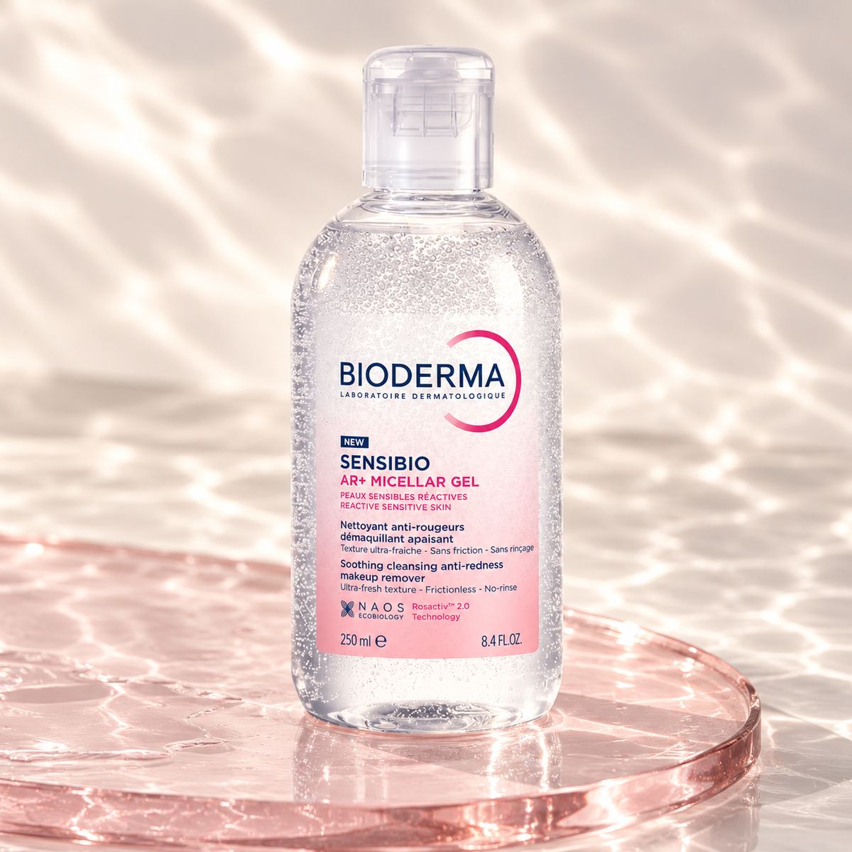 BIODERMA Sensibio AR+ Micellar Gel 250 ml – atmosférická fotografie – MrRizz