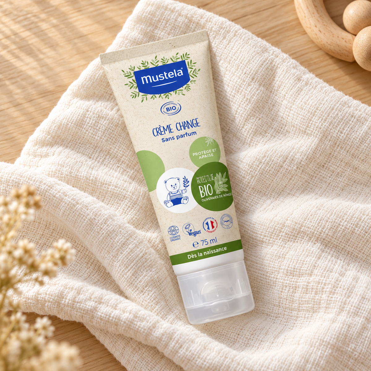 Mustela Bio Diapper Cream 75 ml – atmosférická fotografie – MrRizz