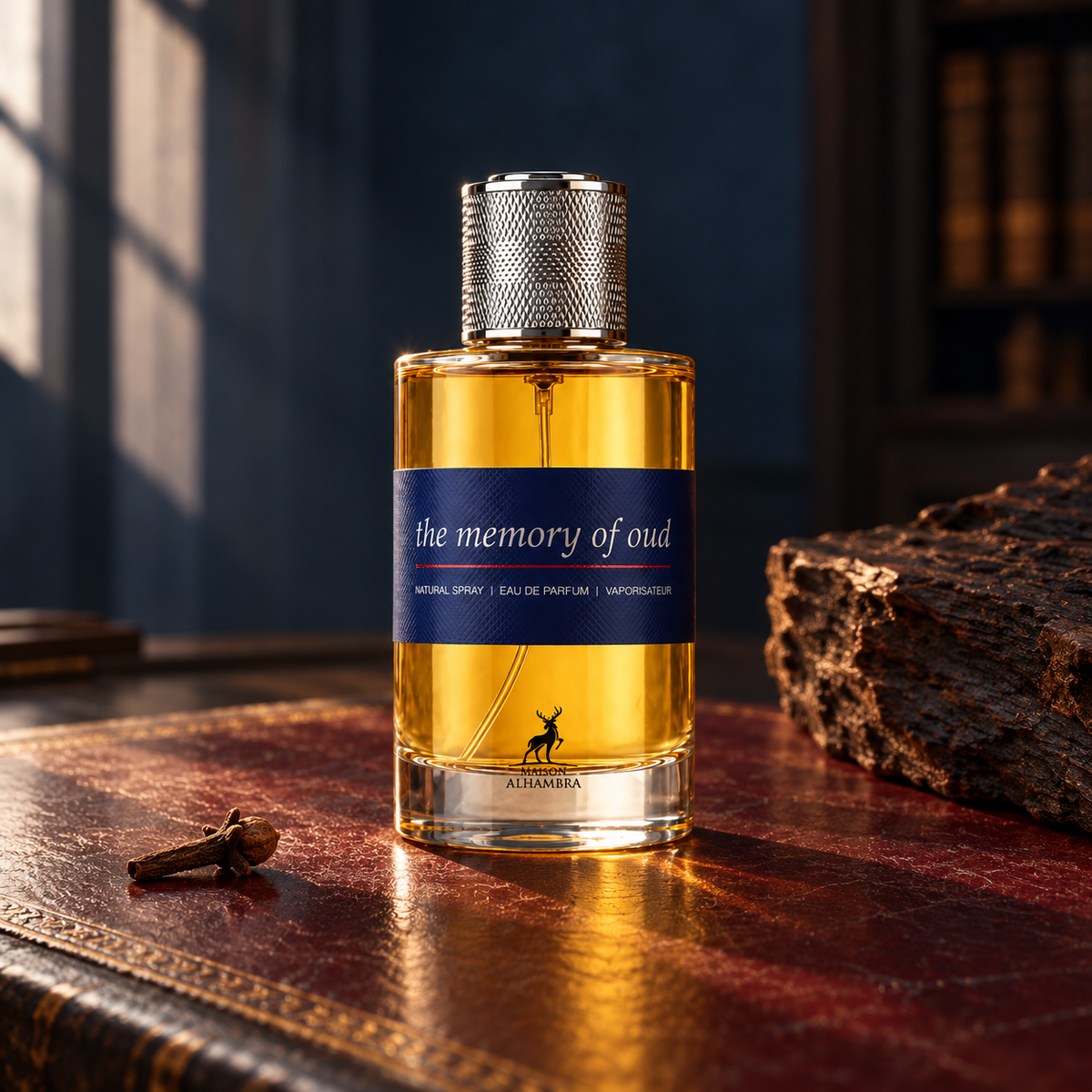 Maison Alhambra The Memory Of Oud 60 ml – doprovodná scéna | MrRizz.cz